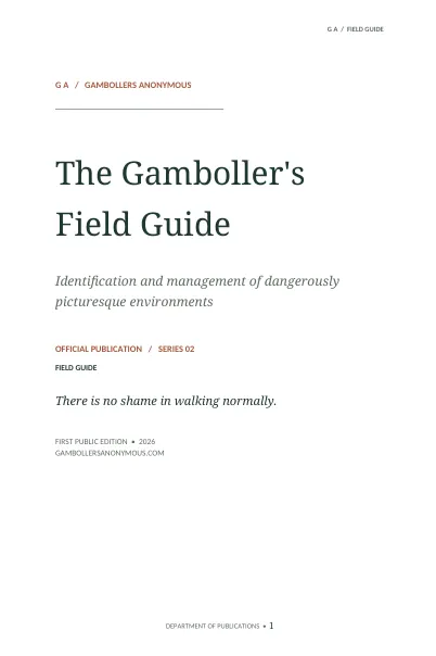 Cover of The Gamboller's Field Guide